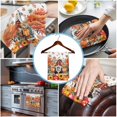 thumbnail image 3 of Thanksgiving Gnomes Kitchen Towels Set of 2, Water Absorbent Dish Towel, Fall Pumpkins Maple Farmhouse Truck Decorative Hand Towels - Quick Drying Cloth for Cooking Baking, 18x28 Inch, 3 of 8