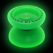 MAGICYOYO K1- Green Responsive YoYo Glow in The Dark , Plastic ABS Yo-Yo for Beginner Kids
