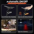 thumbnail image 4 of 2X Luz Trasera Inteligente para Bicicleta con Señal de y Luz de Freno, Alarma Antirrobo para Bicicleta con Control Remoto, Luz Trasera para Bicicleta Resistente Al Agua IP65, 4 of 5