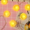 thumbnail image 1 of Cadena de luces led naranja estilo niña - amarillo limón - 3 metros 20 luces tres pilas (sin pilas) Ormromra WRLF-612, 1 of 4