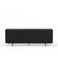thumbnail image 4 of Atlas 78" x 28" Highboy Modern TV Stand Cabinet And Sideboard - Black Frame, Black Door/Drawers, Black Base, 4 of 8