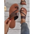 thumbnail image 7 of Women‘s Soft Sole Comfortable Toe Ring Flat Sandals, 7 of 7