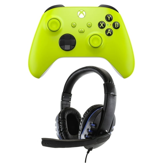 Xbox Series X/S Controller in Volt with Headset