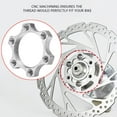 thumbnail image 2 of HURRISE Bicycle Freewheel Threaded Hubs Disk Disc Brake Rotor 6 Bolt Rotor Adapter Replacement Part,Brake Rotor Adapter, Hub Disc Brake Rotor Adapter, 2 of 8