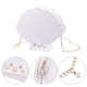 thumbnail image 4 of 1 bolso bandolera exquisito, bolso de hombro con forma de concha para niñas., 4 of 5