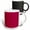 Multicolor, variant on 3drose, Print of Bluish Scarlet, 11oz Two-tone Blue Mug