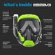 thumbnail image 3 of Máscara De Snorkel De Cara Completa Seaview 180 V3 Para Adultos: El V3 Es El Equipo De Snorkel Perfecto Para Adultos Y Niños. Diseño De Snorkel Lateral Patentado Flowtech. Respiración Hasta Un 600 % M, 3 of 6