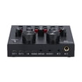 thumbnail image 4 of Tarjeta de sonido V8 para transmisiones en vivo con micrófono, 12 efectos de sonido, compatible con iOS y Android, diseño ligero de aluminio, ideal para karaoke, grabación y chats de voz., 4 of 6