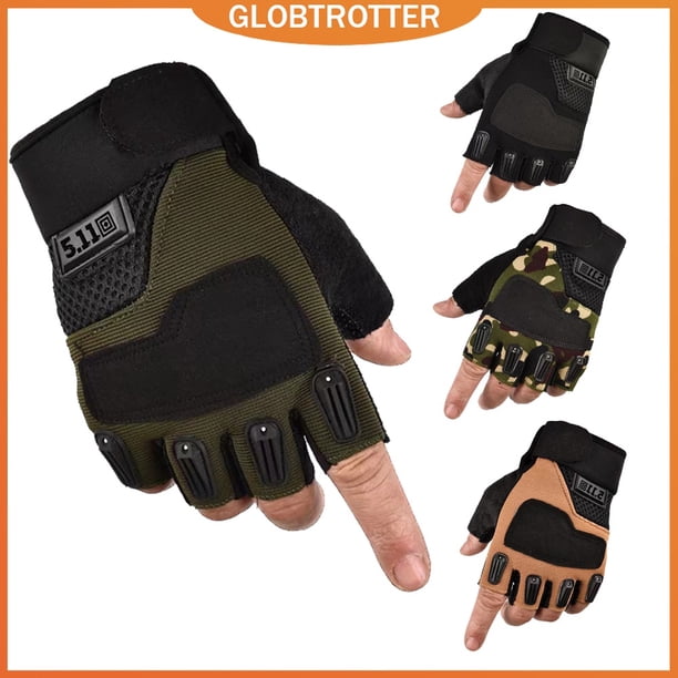 Globetrotter【Inventario disponible】 Guantes De Ciclismo De Medio Dedo Bicicleta Transpirables A Prueba De Golpes MTB De Montaña Para Hombres Ropa Deportiva Antideslizante Gao Jiahui unisex