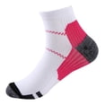 thumbnail image 2 of Unisex Sports Athletic Running Compression Low Cut Socks Thick Cushion Ankle Socks, 2 of 4