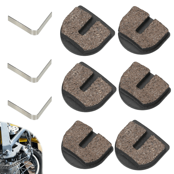 MX650 Brake Pads Replacement for Razor MX500 MX650 SX500 Dirt Bike Electric Motocross RSF650 RSF350 Electric Street Bike Dirt Quad ATV 4 Wheeler E500S Electric Scooter Pocket Mod 6 Pack