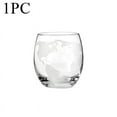 thumbnail image 1 of Whiskey Decanter Globe Wine Aerator Glass Set Sailboat Inside Crystal with Fine Wood Stand Liquor Decanter for Vodka Cup Gifts 1 cup, 1 of 6
