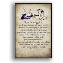 IDEA4WALL Framed Canvas Wall Art for Living Room, Bedroom Beautiful Quotes Canvas Prints for Modern Home Decoration Ready to Hang