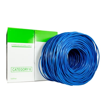J-Tech Digital CAT6 Ethernet Cable 1000 FT BULK | Solid 23AWG UTP 100% Pure Copper for Network and High-Performance Audio & Video Transmission (JTECH-CAT6-1000FT) price history on PriceWatchPro