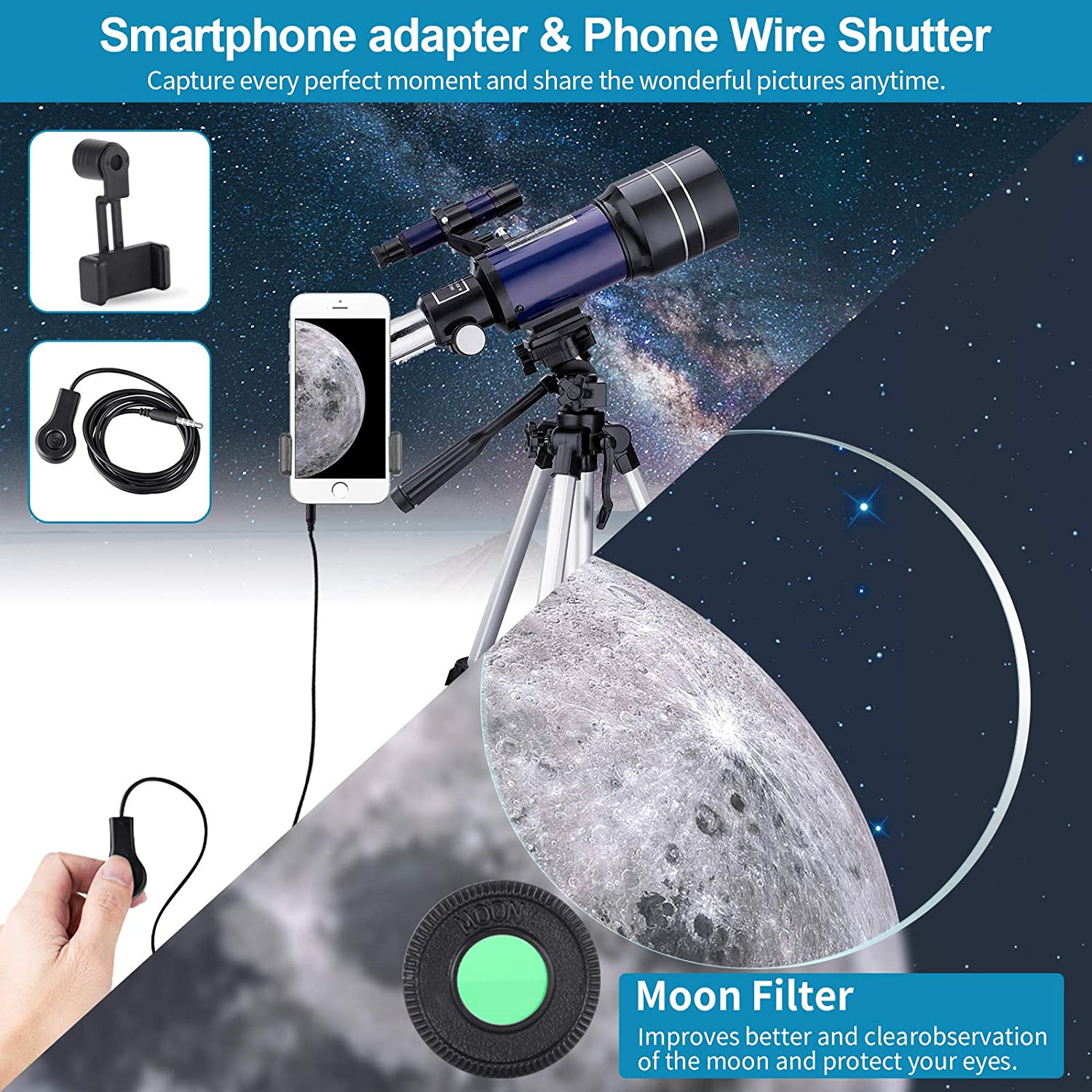 BEBANG 70MM Telescope For Astronomy photo 6