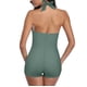 thumbnail image 2 of Traje de baño de una pieza Prolriy para mujer, nuevo traje de baño para mujer, multicolor, con tirantes, sin espalda, sólido, conservador, traje de baño grande, estampado tropical, trajes de baño, 2 of 8