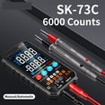 thumbnail image 3 of Mini Digital Multimeter Smart Electrician Tester Capacitance Ohm Diode NCV Professional Multitester ,Versatile, 3 of 5
