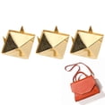 thumbnail image 3 of 100pcs 4 Claw Decoration Rivet, Leather Rivets, Pyramid Clothing Shoes Handbag For Bracelets Gold,Silver,Black,Bronze, 3 of 8