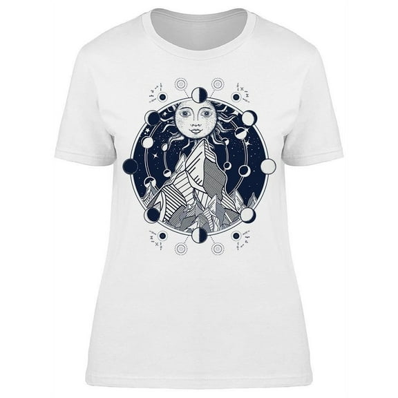 Sun Mountains Tattoo T-Shirt Women -Image by Shutterstock, Female 3X-Large
