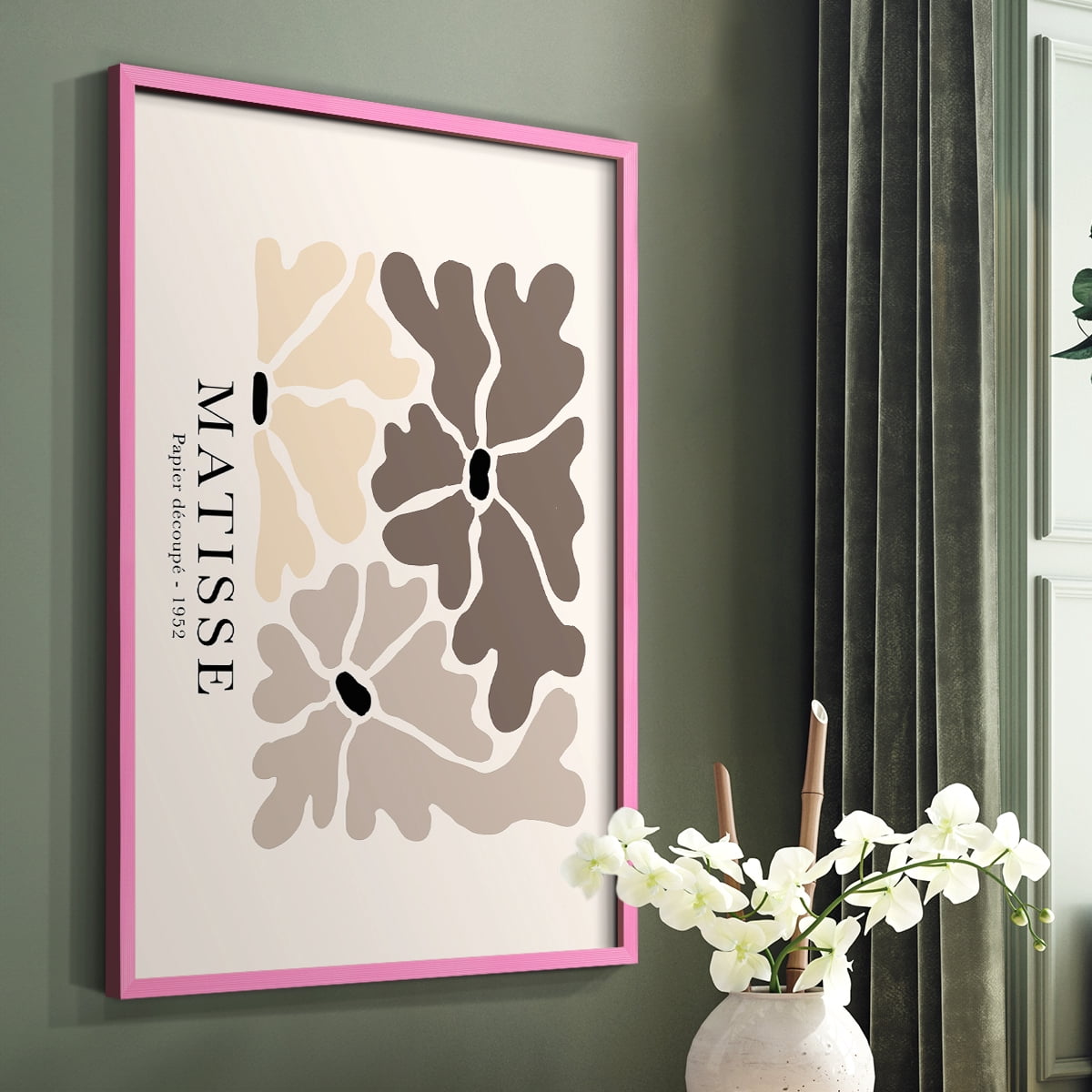 Matisse CCXLIX in Solid Wood 11 x 14 Framed Print
