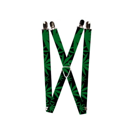 Cannabis Pot Weed Marijuana Plant Suspenders