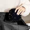 thumbnail image 6 of Constellation Sanitary Napkin Bag Pad Bag Small Canvas Pouch Sanitary Napkin Receptacle Bags 4.7x6.6x6.6 in - Velvet, Sponge, 6 of 6