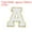 Golden White A, variant on Chenille Letters C Patches 4-1/2 Inch Iron on Letters C Patches Golden Glitter for Clothing, Pack of 3(White)