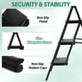 thumbnail image 2 of Step Ladder 3 Step Folding, Heavy Duty 330 Lbs Load 3 Step Ladder Folding Step Stool, Step Ladders for Home, Tall Kitchen/Closet Ladder 3 Step for Adults, Small Three Step, 2 of 17