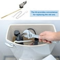 thumbnail image 4 of Front Mount Universal Toilet Handle Replacement, 702 Silver, 4 of 5