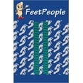 thumbnail image 2 of FeetPeople Curly/Twister No-Tie Shoelaces 1 Pair, Teal, 2 of 2
