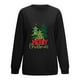 thumbnail image 5 of Sudaderas de Cuello Redondo de Navidad Para Mujer Suéter Estampado Teñido Anudado de Manga Larga Suelto Informal Top Odeerbi ODB192005, 5 of 5