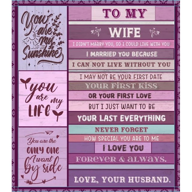 Cadeaux de Saint-Valentin pour Femme 50"x60 Pouces