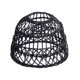thumbnail image 1 of Pantalla de lámpara colgante, tejido de ratán, cubierta de luz de araña retro, pantalla de lámpara colgante tejida a mano para Hotel, cafetería, pasil Negro, 1 of 8