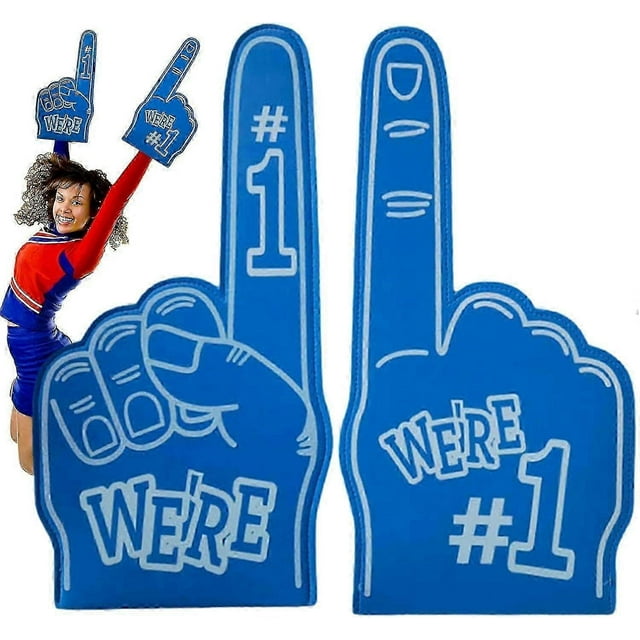 Foam Hand Foam Fingers, Giant Foam Finger Gladiators Foam Finger, Number 1 Sports Foam Fan Finger For Sports Fans Inspiring Sports WR