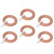 thumbnail image 1 of 6 anillos de madera para cortinas con clips, anillos para poste de cortina, gancho deslizante, anillos para barra de cortina para Bar, reemplazo de, 1 of 9