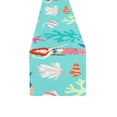thumbnail image 4 of MKHERT Ocean Creature with Mermaid Table Runner for Kitchen Wedding Party Home Decor 14x72 inch, 4 of 4
