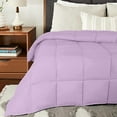 thumbnail image 2 of EASYCOT Luxurious Feather Down Alternative Comforter, Hotel Collection Duvet Insert Comforter for All Season,100% Soft Egyptian Cotton Shell with Corner Tabs 300 GSM Lavender , California King, 2 of 6