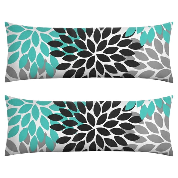 Boho Long Body Pillow Cover – Soft & Breathable Ethnic Fabric, Hidden Zipper, 20"x54", Stylish Abstract Tribal Print – Gift for Side Sleepers, Pregnancy, Home Decor