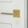 thumbnail image 4 of Viaggio Qadmlnbrz_Sd_Lh Motivo Left Handed Solid Brass Non-Turning One-Sided Dummy Door, 4 of 7