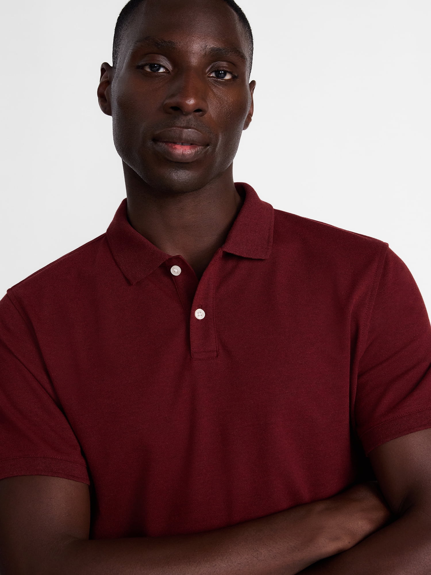 George Men's and Big and Tall Men's Pique Polo Shirt with Short Sleeves, Sizes XS-5XL, LT-3XLT