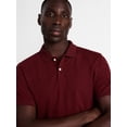 thumbnail image 4 of George Men's and Big and Tall Men's Pique Polo Shirt with Short Sleeves, Sizes XS-5XL, LT-3XLT, 4 of 5