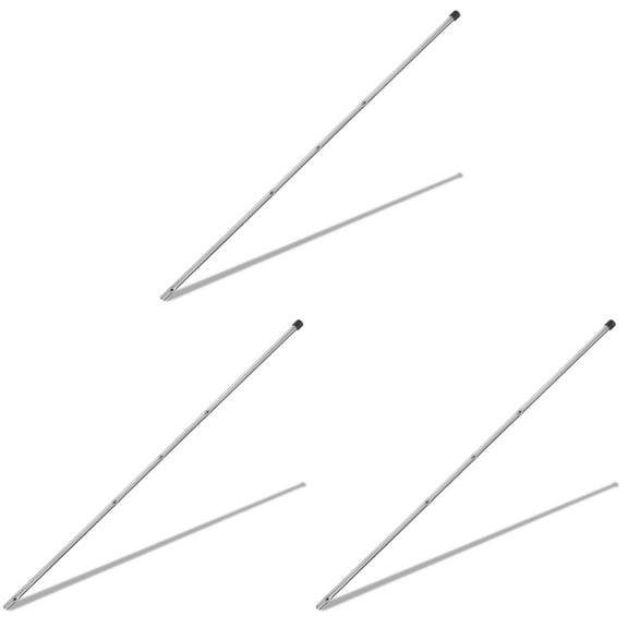 3pcs Operation Pole Table Football Supply Soccer Machine Pole Table Soccer Operation Rod Metal Rod