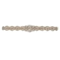 thumbnail image 2 of 2xVintage Nupcial Rhinestone Perlas Apliques Faja Vestido de Novia Cinturón Marfil Sunnimix Faja nupcial de la boda, 2 of 8