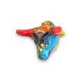 thumbnail image 6 of Artisan Crafted Talavera Bull Statue | Handmade Mexican Wall Decor, 6 of 6