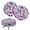Butterfly Flower, variant on ZUXONGSY Sunflower Butterfly Stool Covers Cushion Set of 2 Piece Size M Round Chair Covers with Elastic Bottom Round Padded Cushioned 13"-15" Bar Stool Cushions Cover Home Decor