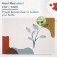 thumbnail image 3 of Modern Table Placemats Set of 4 Abstract Art Place Mats Fabric Leaf Dining Placemats Non-Slip Kitchen Decor and Accessories, Washable Outdoor Placemats for Patio Table, 18"X12", 3 of 5