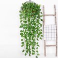 thumbnail image 6 of 95cm Artificial Ivy Garland,Ivy Garland Fake Vines Leaf Garland UV Resistant Green Leaves Fake Plants Hanging Vine Plant for Wedding Party Garden Wall Decoration, 6 of 7