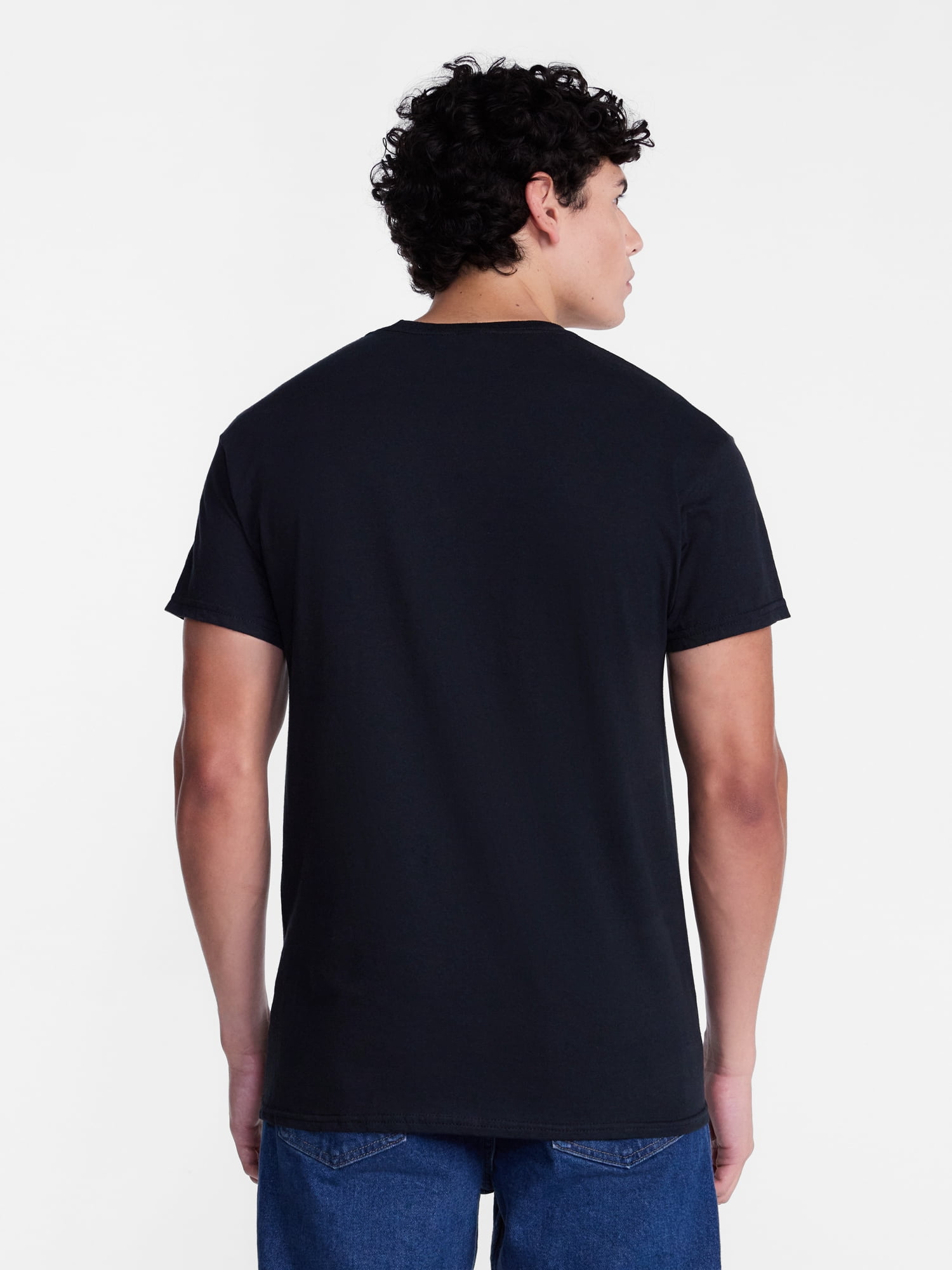 Marvel Spider-Man Men's and Big Men's Black Suit Graphic Tee, Sizes S-3XL