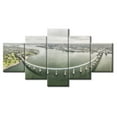 thumbnail image 1 of TISHIRON 5PCS Framed Canvas Wall Art Set,60"x32" Coronado Bridge Canvas Art Decor, 1 of 7