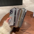 thumbnail image 5 of for iPhone Case,Luxury ElectroPlated Glitter Sparkle Sparkly Silicone Camera Lens Protection Soft Shockproof Phone Case (Silver,iPhone 15 Pro), 5 of 6